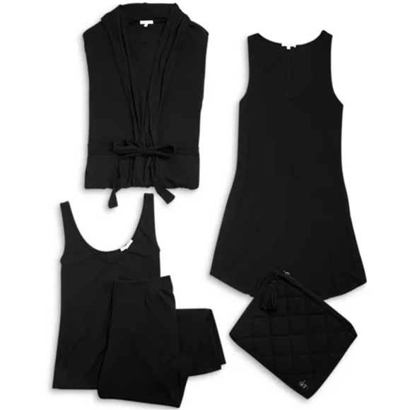 Skin Other - Skin 5 Piece Travel Set Size XS/S NWT Solid Black